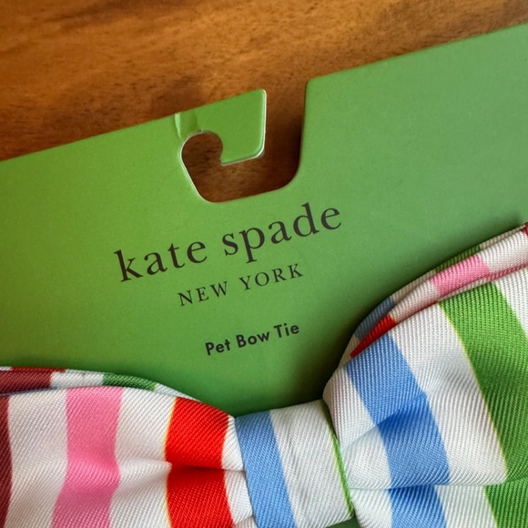 Kate Spade Adventure Stripe Bow Tie for Dogs - Picture 2 of 4
